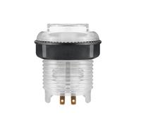 Malloy 1PCS Bouton-Poussoir LED Illuminé 28mm Nut avec Câble à 4 Broches pour Planche de D' Zero Delay, Pièces de Machine A