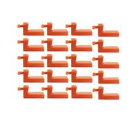 Malloy 20Pcs Kit de Clips et Entretoises pour Système de Nivellement de Carreaux avec Adhésif pour la Pose de Carreaux de Sol et de Mur. Outil de Construction pour la Pose de Carreaux Céramiques