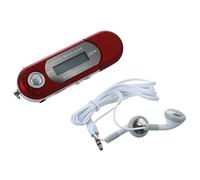 Malloy 8G Cle USB Lecteur Baladeur MP3 Player FM Rouge
