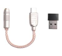 Malloy Adaptateur Audio Amplificateur Numérique CX31993 MAX97220 Double Puce Type-C-3.5mm AMP HiFi PCM 32Bit/384KHz Casque