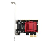 Malloy Carte Réseau 2,5 G PCI-E vers RJ45 Gigabit Puce RTL8125B Ethernet 10/100/1000 Mbps Adaptateur de Contrôleur LAN RJ45 Filaire Accessoires de Pièces de Rechange