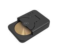 Malloy Chargeur pour LIR2032 LIR2025 LIR2016 LIR2450 Interface TypeC 4,2 V Conçu pour Durer Piles Bouton au Lithium Noir