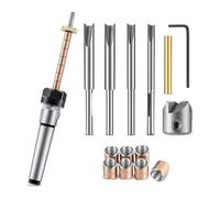 Malloy Kit de Fabrication de Stylos, Tige de Stylo et Porte-Stylo, Ensemble de Coupe, Mandrin de Tournage Du Bois pour la Fabrication de Stylos, Pièces de Tour à Bois, Accessoires B