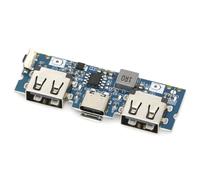 Malloy Micro-USB/Type-C 5 V 2,4 A Double USB 18650 Boost Chargeur de Batterie Carte de Remplacement de Banque D'Alimentation Mobile pour Téléphone Bricolage