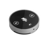 Malloy Microphone USB à Condensateur Omnidirectionnel à 360 Degrés, Haut-Parleur Vidéo pour Ordinateur pour PC