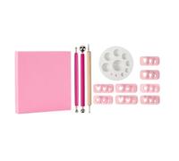 Malloy Mini Petal Clay Cutters 8 Formes en Polymère Outils D'Argile, Outils pour la Fabrication de Boucles D'Oreilles, Kit de de Bricolage