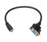 Malloy Mini vers Vga M/F Câble De Connecteur Adaptateur Convertisseur 0. 1Ft