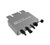 Malloy Onduleur Solaire 400W Grid Tie MPPT Micro Inverter 230V/120V avec Support WIFI pour Système de Génération de Puissance Photovoltaïque Extérieur