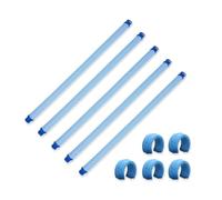 Malloy Paquet de 5 Tuyaux D'Aspirateur pour Nettoyeur de Piscine R0527700, Pièces de Rechange de Tuyau, pour Nettoyeur de Piscine MX6, MX8, Durables et Faciles à Utiliser