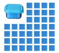 Malloy Peinture Colle Argile avec Boîte Broderie Forage Boue 5D Peinture Forage Pièces de Rechange Cire Pointage Art Bricolage Bleu