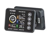 Malloy TC169 Coulombmètre de Haute Précision DC6-60V Testeur de Capacité de Batterie au Lithium Indicateur Écran Couleur Compteur de Puissance Ampèremètre