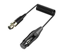 Malloy XLR 3 Broches vers Mini XLR 4 Broches Amplificateur Mixeur Audio Mini Microphone Câble Audio pour Appareil Photo
