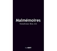 Malmémoires - Saindoune Ben Ali - Komedit - broché - Poésie