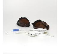 Malmsten Lunettes suédoises classiques | Lunettes de natation | Kit de montage (fumé)
