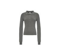 Malo - Polo côtelé - Femme - Pulls - Gris - Taille: 38 FR