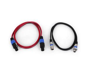 Malone Set de cables 1 x XLR 1 x Speakon