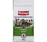 Malongo - Café En Grains Bio Commerce Équitable - 500G - Lot De 3 - Prix Du Lot - Livraison Rapide En France Métropolitaine