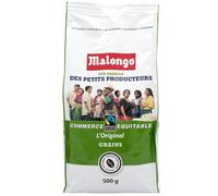 MALONGO - Café en Grains Intense Équitable, Arômes Authentiques des Petits Producteurs (500g) - Le Lot De 3