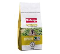 Malongo - Café en Grains Pur Arabica Myanmar Commerce Equitable - le sachet de 500g - Le Lot De 3
