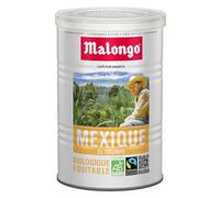 MALONGO - Café Moulu Bio Du Mexique, Arôme Intense, Saveur Authentique Boîte 250g - Lot De 3