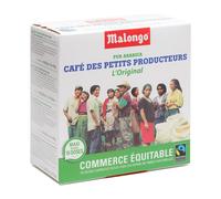 MALONGO Dosettes de Café Moulu Espresso, Lot de 16 Dosettes