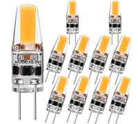 MALOOS Ampoule LED G4 DC/AC 12V-24V,3W,300 Lumens,Blanc Chaud 3000K Équivalent À Une Ampoule Halogène 30W,Ampoule LED G4 Bi-pin pour Kit,intérieur,Camping-Car,Camping-Car,Bateau Marin,Pack of 10