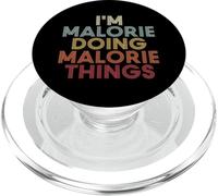 Malorie Name Malorie Personalized Name First Given PopSockets PopGrip pour MagSafe