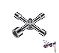 MALOUSUN Clé triangle, clé triangle, poubelle à déchets, clé 3 pans, clé triangulaire 8 mm, clé d'armoire triangulaire