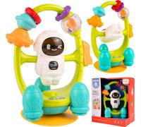 MalPlay Astronaut Hochet avec son et lumière | Jouets éducatifs pour bébés | Musique | Jouets sensoriels | Enfants de 18 mois et plus