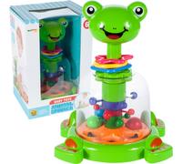 MalPlay Boules à pousser Baby Spinner Jouet de motricité Grenouille pour bébés de 6 mois et plus Montessori Motricité