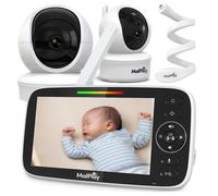 Malplay Caméra électronique Moniteur Caméra Bebe Mode Nuit Vox HD LCD 5 pouces