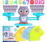 MalPlay Hibou jeu Apprendre à peser | Balance qui compte | Hiboux et chiffres à peser | Apprendre à compter | Enfants dès 3 ans