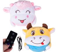 MalPlay Jouet RC pour jeune enfant Vache, mouton | Jouet musical télécommandé | Musique, sauter et courir | Bébé de 18 mois et plus
