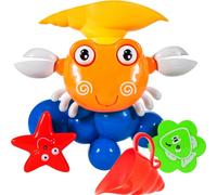 Malplay Jouets de Bain Avec Station D'eau | Cascade Jouets Douche D'eau Pour Enfants | Set Jouets D'eau Motif Animal | 29,0 X 9,0 X 27,0 cm | Pour Enfants De 18 Mois Et Plus