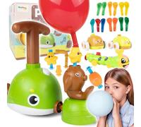 Malplay lanceur de ballons poissons pompe + 2 voitures et accessoires | pour enfants à partir de 3 ans | cadeau créatif |