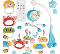 MalPlay Mobile avec boîte à musique Babymobile pour lit bébé avec projecteur,...