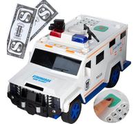 MalPlay Money Bank voiture jouet, tirelire | Banques de pièces de monnaie avec protection par mot de passe | Tirelires pour enfants | Cadeau pour bébés et enfants de 6 mois et plus