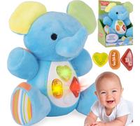 Malplay Peluche interactive | Jouets éducatifs pour enfants | Mascotte animal | Apprendre les chiffres et les lettres
