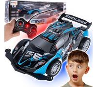 Malplay Rc Stunt-Rennen Auto télécommandée 1:16 Charger 25 km | noir et bleu