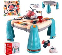 MalPlay Table d'activités pour bébé - Jouet éducatif pour bébé - Table musicale - Jouet sensoriel pour bébés de 6 à 12 mois