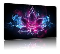 Malqiqi Tapis de jeu pour MTG, avec sacs de rangement gratuits, tapis de jeu 61 x 35,6 cm, tapis de jeu JCC et tapis de jeu de société pour cartes, tapis de souris (Lotus 2-Regular)