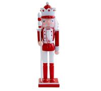 MALSSE 1 marionnette de Noël en bois Casse-noisette pour décoration de cuisine