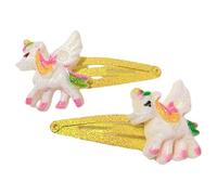 MALSSE 1 paire de pinces à cheveux pour filles - Accessoires à paillettes - Épingle à cheveux tendance pour enfants - Design multicolore - Clip de dessin animé