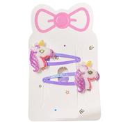 MALSSE 1 paire de pinces à cheveux pour filles - Accessoires à paillettes - Épingle à cheveux tendance pour enfants - Design multicolore - Clip de dessin animé