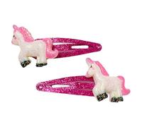 MALSSE 1 paire de pinces à cheveux pour filles - Accessoires à paillettes - Épingle à cheveux tendance pour enfants - Design multicolore - Clip de dessin animé