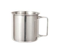 MALSSE 220/330/500 ml Tasse de camping en acier inoxydable portable pour thé, café, bière - Vaisselle d'eau de voyage pour enfants