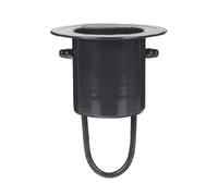 MALSSE Adaptateur de gouttière finition noire avec crochet de fixation pour une suspension sûre et une gestion de l'eau Installation facile