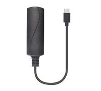 MALSSE Adaptateur Power Over Ethernet vers USB C pour téléphones et tablettes Convertisseur Ethernet USB C 10/100 Mbps Adaptateur Ethernet pour téléphones et tablettes