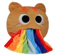 MALSSE Adorable oreiller et couverture en forme de chat pour décoration de chambre d'enfant