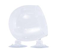 MALSSE Aquariums Conteneur de plantes en verre avec ventouse pour culture hydroponique des plantes, aquariums, décoration paysage, tasse en verre
